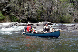 Camping Canoe Footer Image