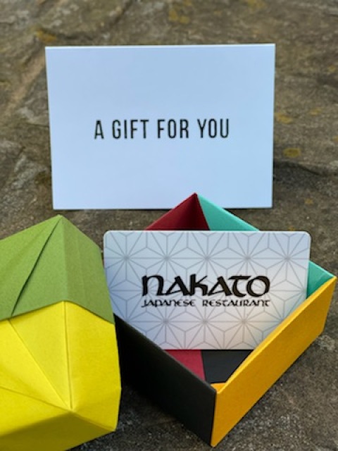 Gift Card Box   Nakato Japanese Restaurant